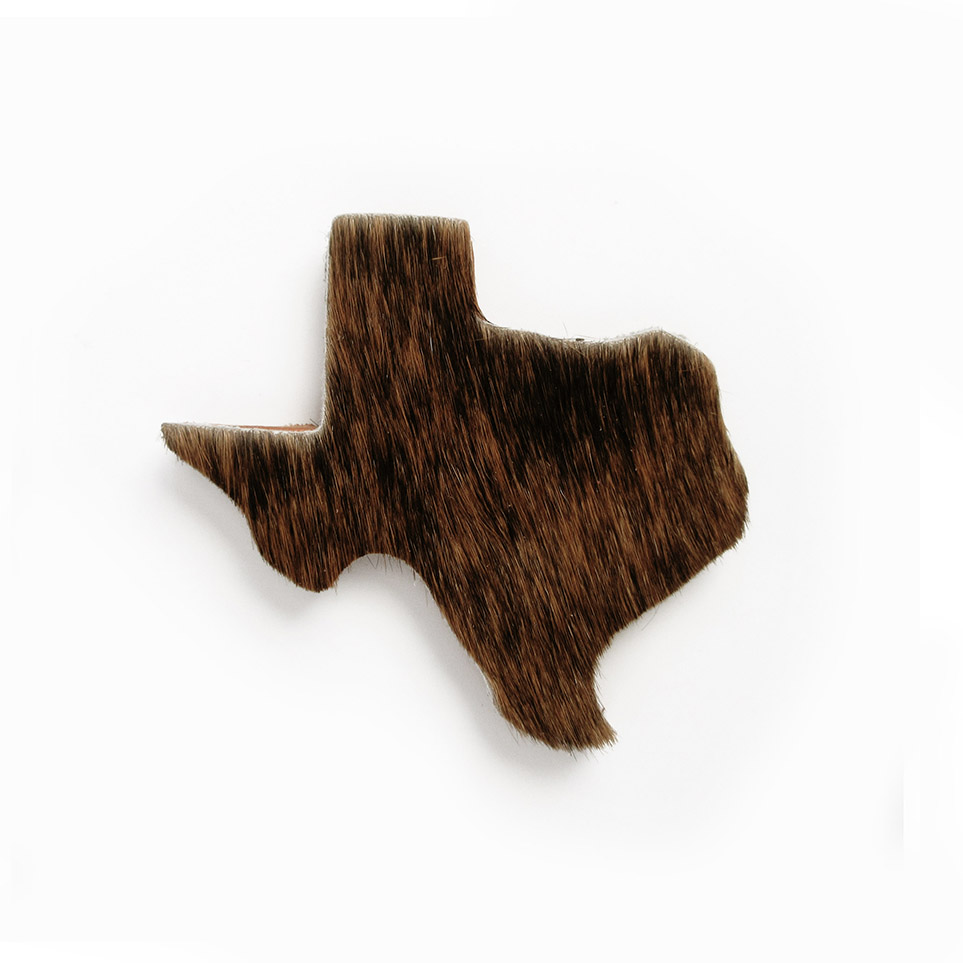 Buy Leather Cowhide Coasters (Light Brown) by McDaniel Custom